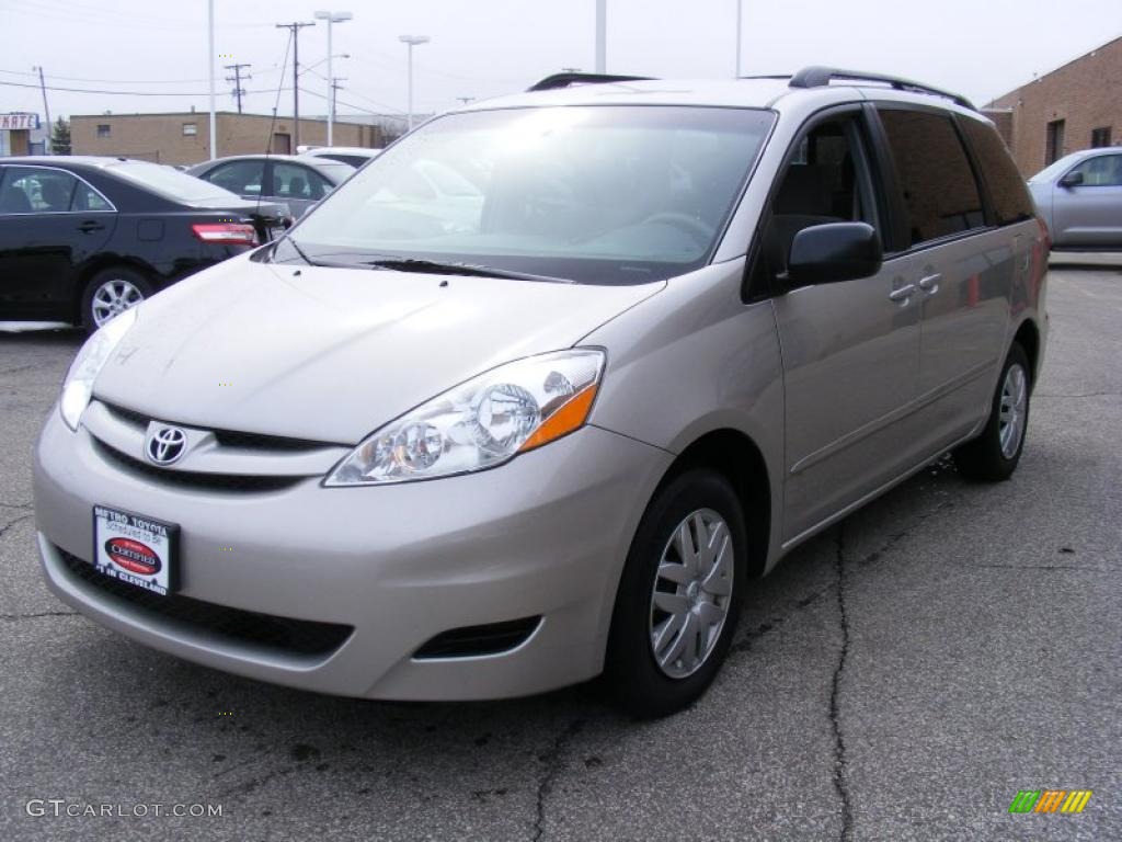 Silver Shadow Pearl 2008 Toyota Sienna LE Exterior Photo #46438485