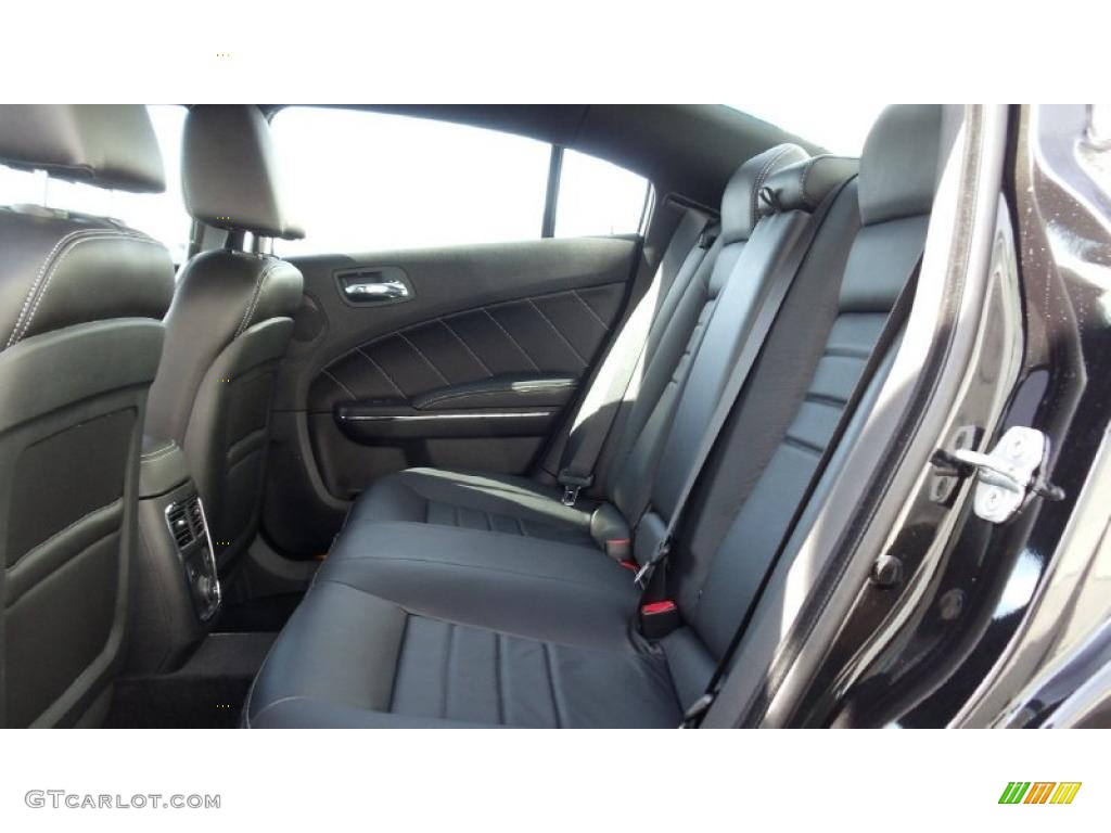 Black Interior 2011 Dodge Charger R/T Plus Photo #46439061