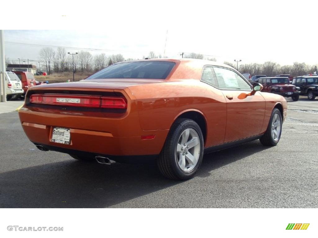 Toxic Orange Pearl 2011 Dodge Challenger SE Exterior Photo #46439139