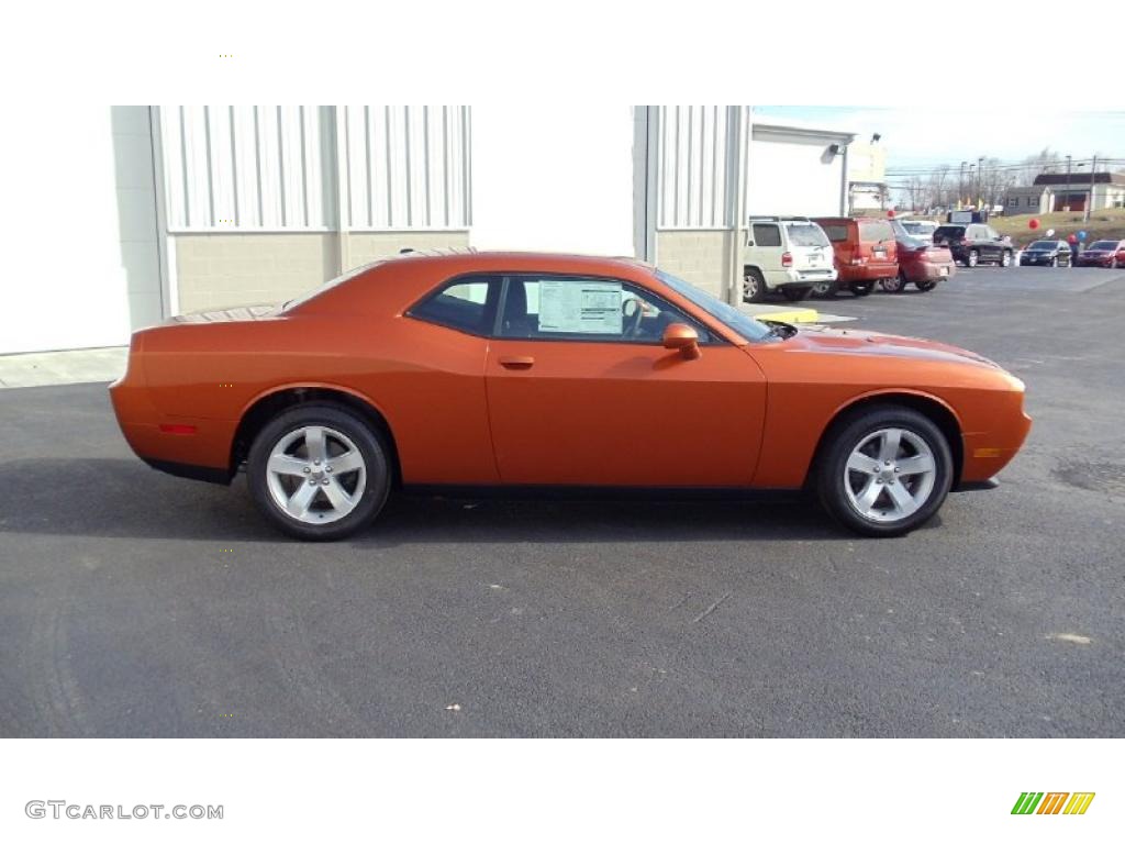 Toxic Orange Pearl 2011 Dodge Challenger SE Exterior Photo #46439205