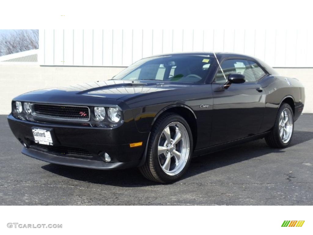 Brilliant Black Crystal Pearl 2011 Dodge Challenger R/T Classic Exterior Photo #46439490
