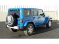 2011 Cosmos Blue Jeep Wrangler Unlimited Sahara 4x4  photo #4