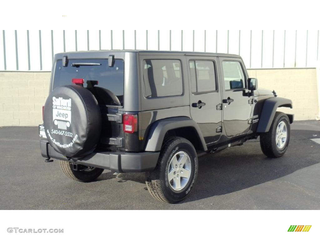 Black 2011 Jeep Wrangler Unlimited Sport 4x4 Exterior Photo #46440147