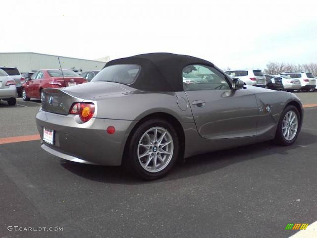 2004 Z4 2.5i Roadster - Sterling Gray Metallic / Black photo #16