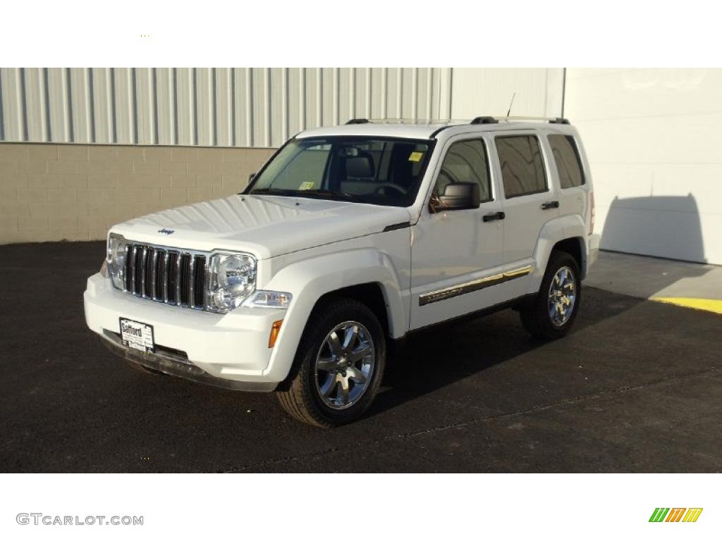 2011 Liberty Limited 4x4 - Bright White / Dark Slate Gray photo #1