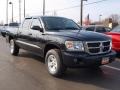 2008 Brilliant Black Dodge Dakota SLT Crew Cab 4x4  photo #2