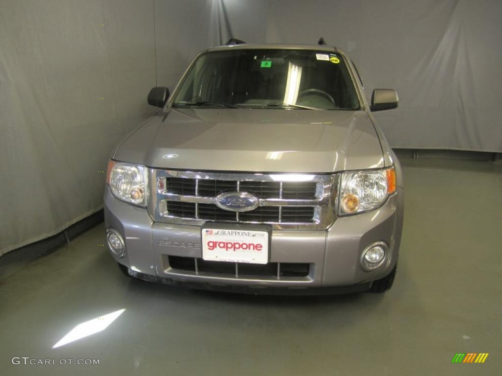 2008 Escape XLT 4WD - Tungsten Grey Metallic / Charcoal photo #2