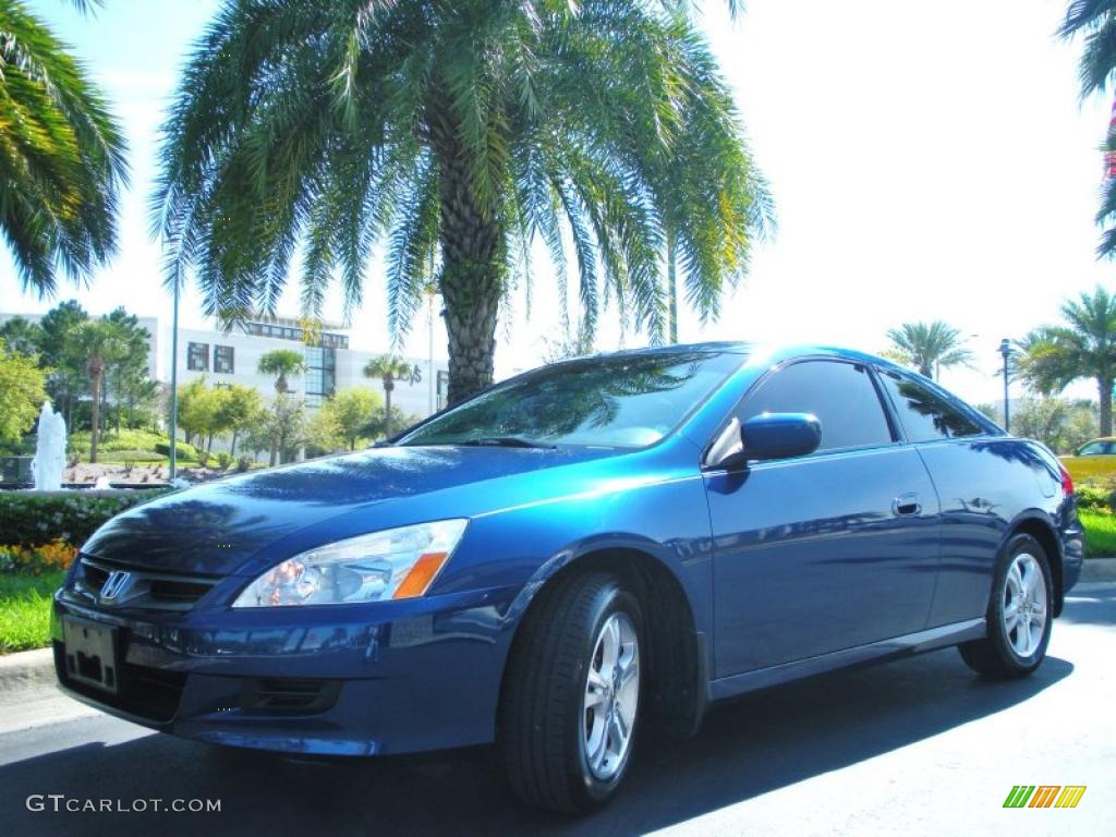 2006 Accord EX-L Coupe - Sapphire Blue Pearl / Ivory photo #2