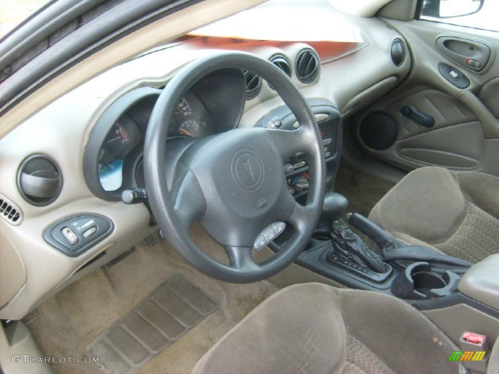 Dark Taupe Interior 2001 Pontiac Grand Am SE Sedan Photo #46441305
