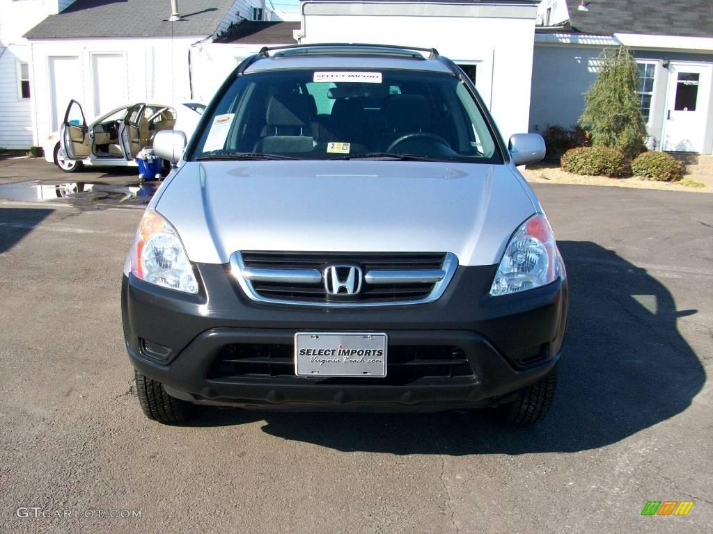 2003 CR-V EX 4WD - Satin Silver Metallic / Black photo #4