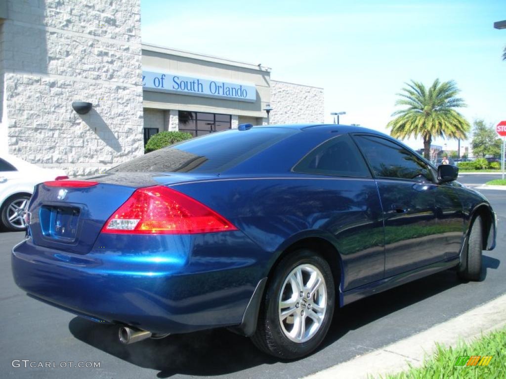 2006 Accord EX-L Coupe - Sapphire Blue Pearl / Ivory photo #6
