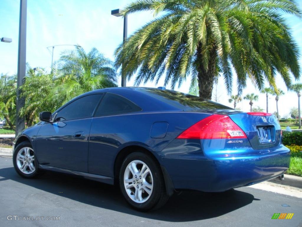 2006 Accord EX-L Coupe - Sapphire Blue Pearl / Ivory photo #8
