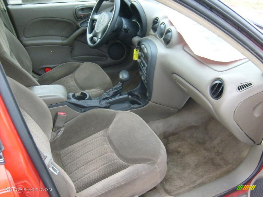 Dark Taupe Interior 2001 Pontiac Grand Am SE Sedan Photo #46441428