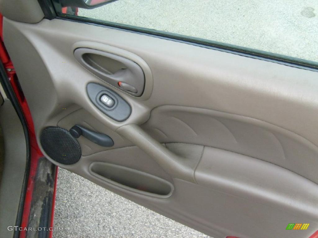 2001 Pontiac Grand Am SE Sedan Dark Taupe Door Panel Photo #46441446