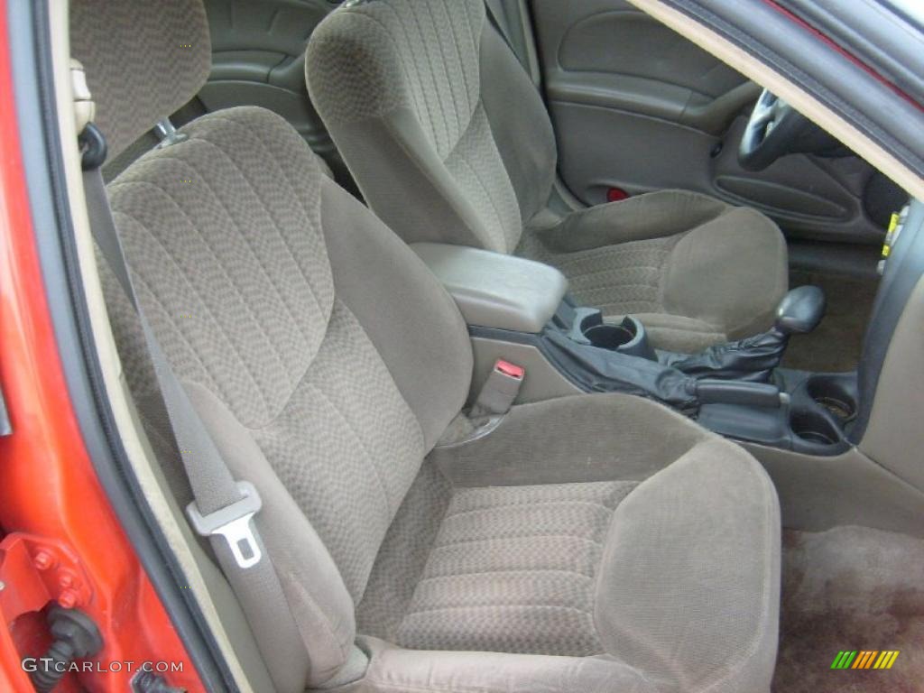Dark Taupe Interior 2001 Pontiac Grand Am SE Sedan Photo #46441458