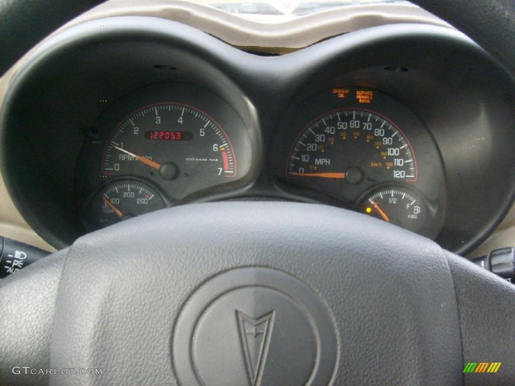 2001 Pontiac Grand Am SE Sedan Gauges Photo #46441482