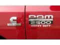 2007 Inferno Red Crystal Pearl Dodge Ram 2500 SLT Quad Cab 4x4  photo #11