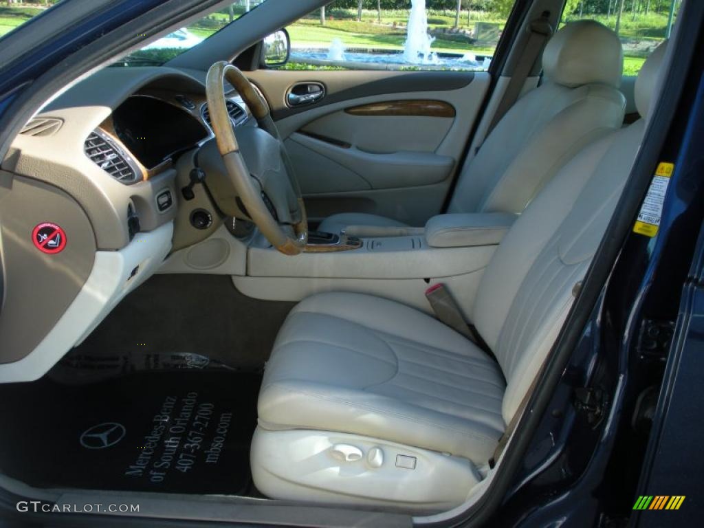 2002 S-Type 3.0 - Sapphire Blue Metallic / Ivory photo #12