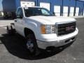 2011 Summit White GMC Sierra 3500HD Work Truck Regular Cab Chassis  photo #2