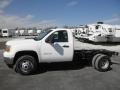 Summit White - Sierra 3500HD Work Truck Regular Cab Chassis Photo No. 5