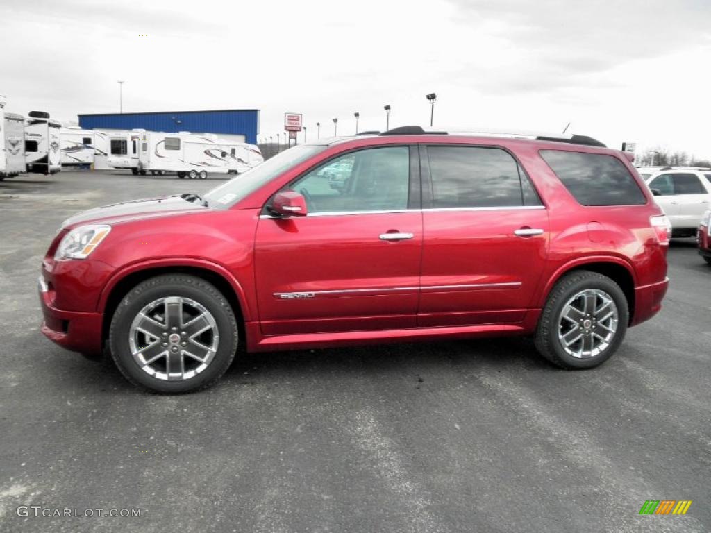 Red Jewel Tintcoat 2011 GMC Acadia Denali AWD Exterior Photo #46442520