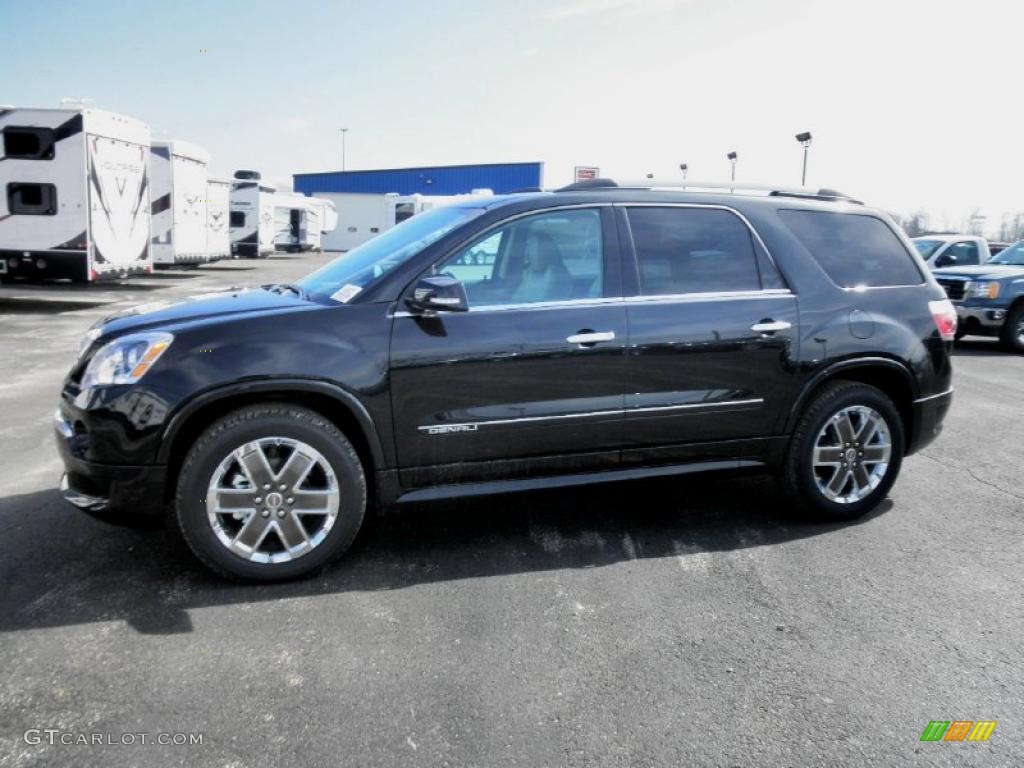 Carbon Black Metallic 2011 GMC Acadia Denali AWD Exterior Photo #46442907