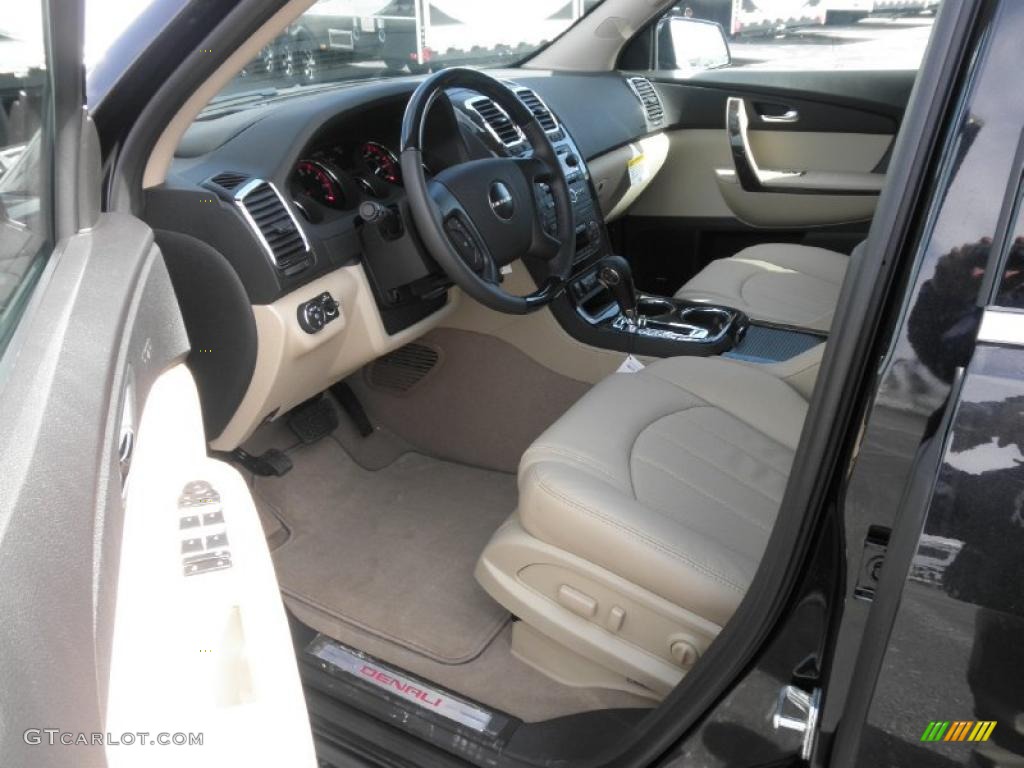 Cashmere Interior 2011 GMC Acadia Denali AWD Photo #46442928