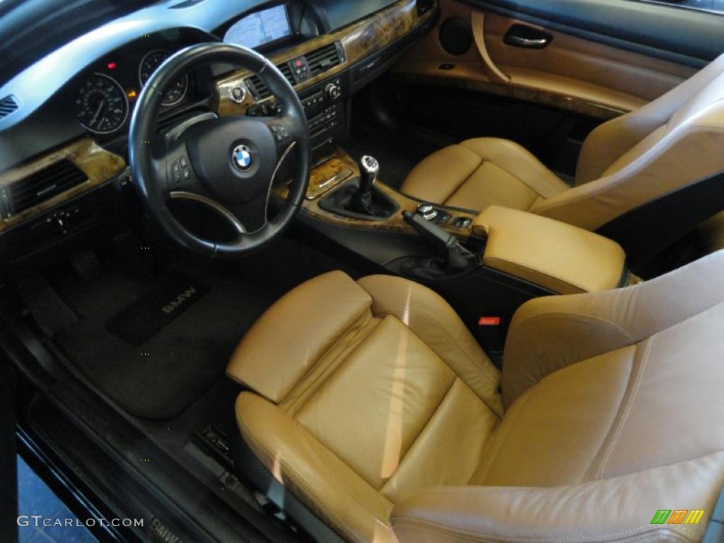 2007 3 Series 335i Convertible - Jet Black / Saddle Brown/Black photo #12