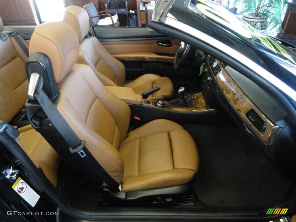 2007 3 Series 335i Convertible - Jet Black / Saddle Brown/Black photo #18