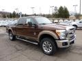 2011 Golden Bronze Metallic Ford F250 Super Duty Lariat Crew Cab 4x4  photo #6