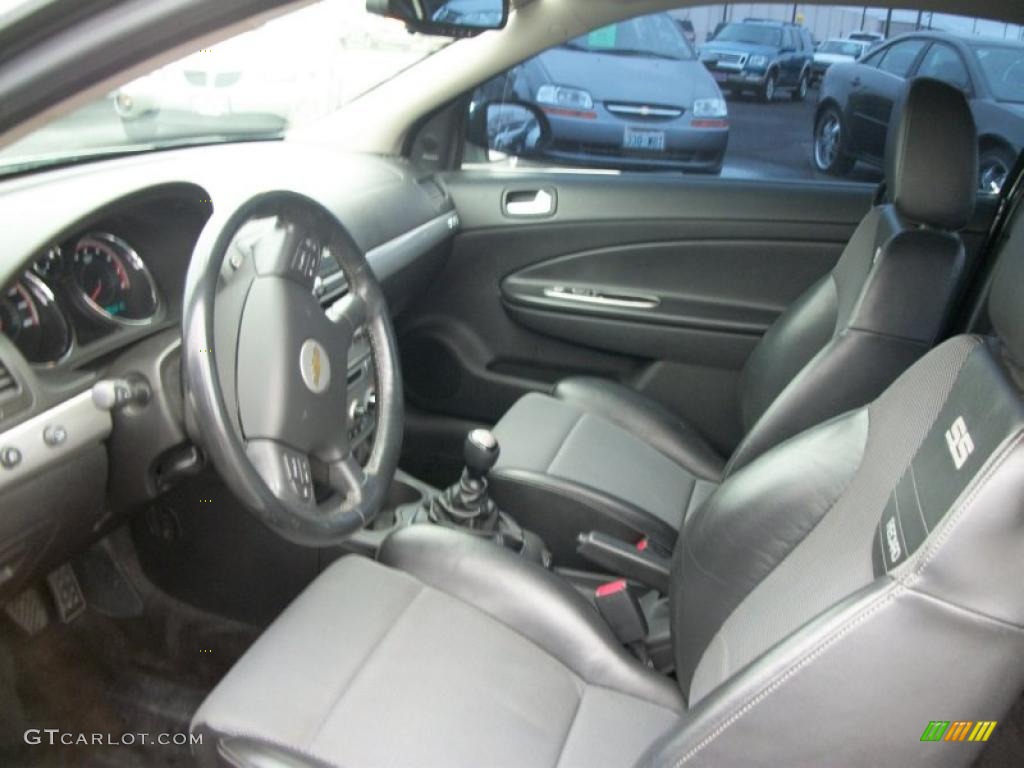 Ebony Interior 2006 Chevrolet Cobalt SS Supercharged Coupe Photo #46444326