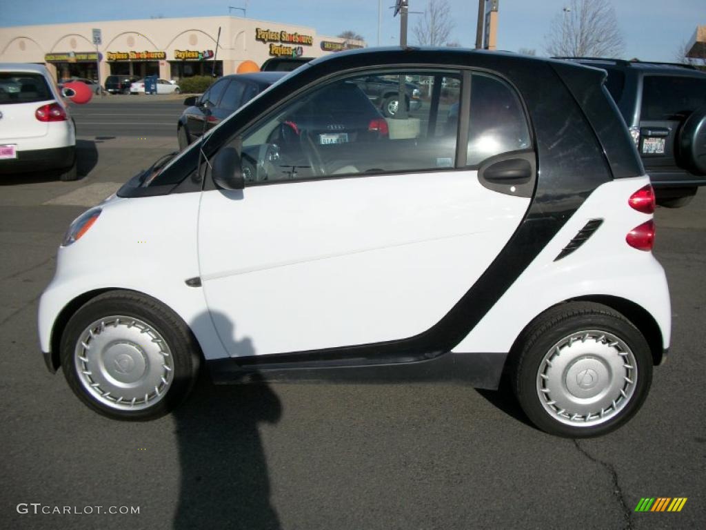Crystal White 2008 Smart fortwo pure coupe Exterior Photo #46444731
