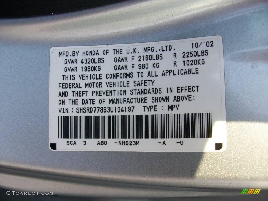 2003 CR-V EX 4WD - Satin Silver Metallic / Black photo #41