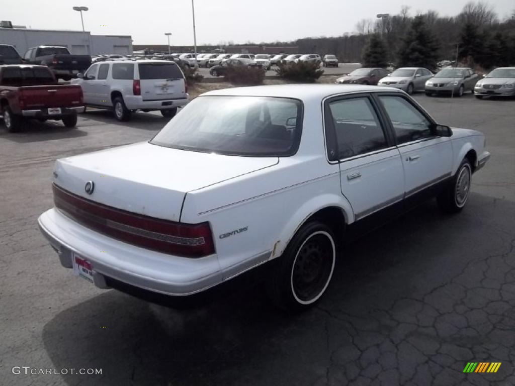 1994 Century Special Sedan - Bright White / Red photo #5