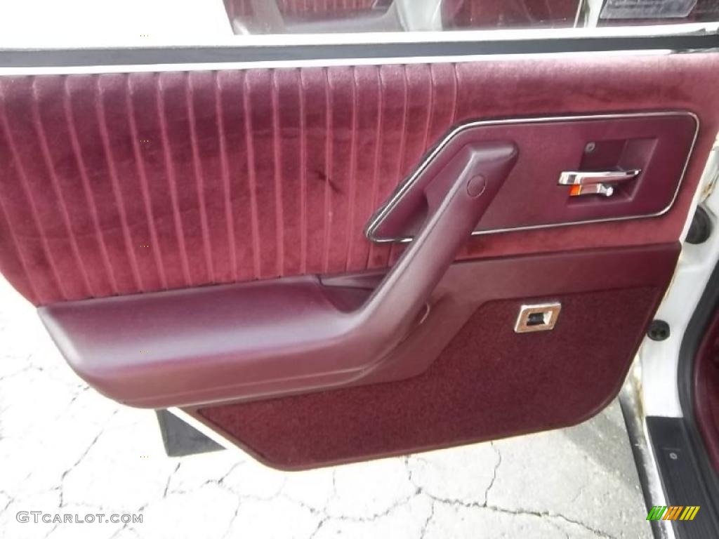 1994 Buick Century Special Sedan Red Door Panel Photo #46445711