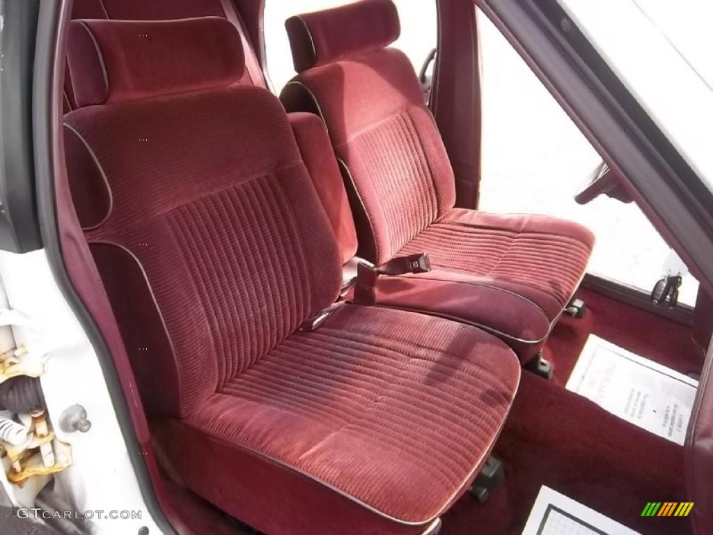 Red Interior 1994 Buick Century Special Sedan Photo #46445808