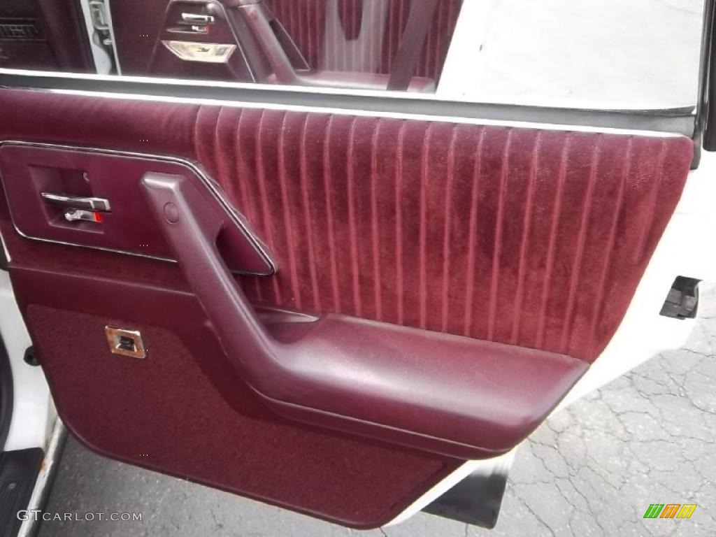 1994 Buick Century Special Sedan Red Door Panel Photo #46445820
