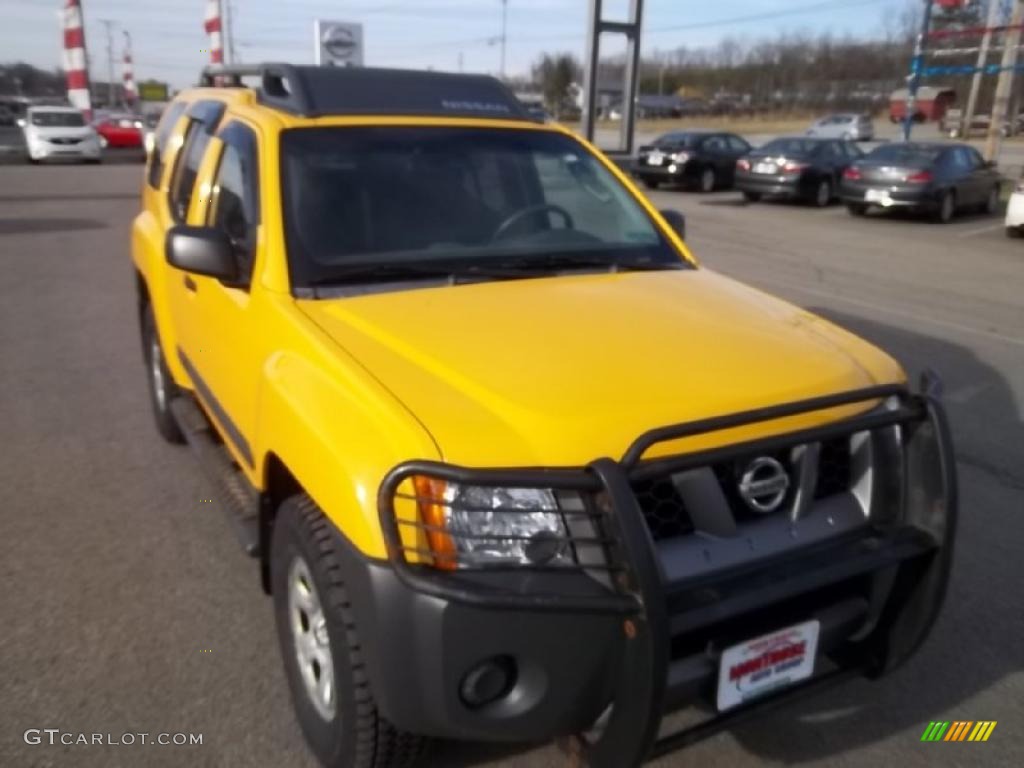 Solar Yellow 2008 Nissan Xterra X 4x4 Exterior Photo #46446135