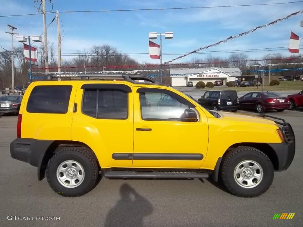 Solar Yellow 2008 Nissan Xterra X 4x4 Exterior Photo #46446165
