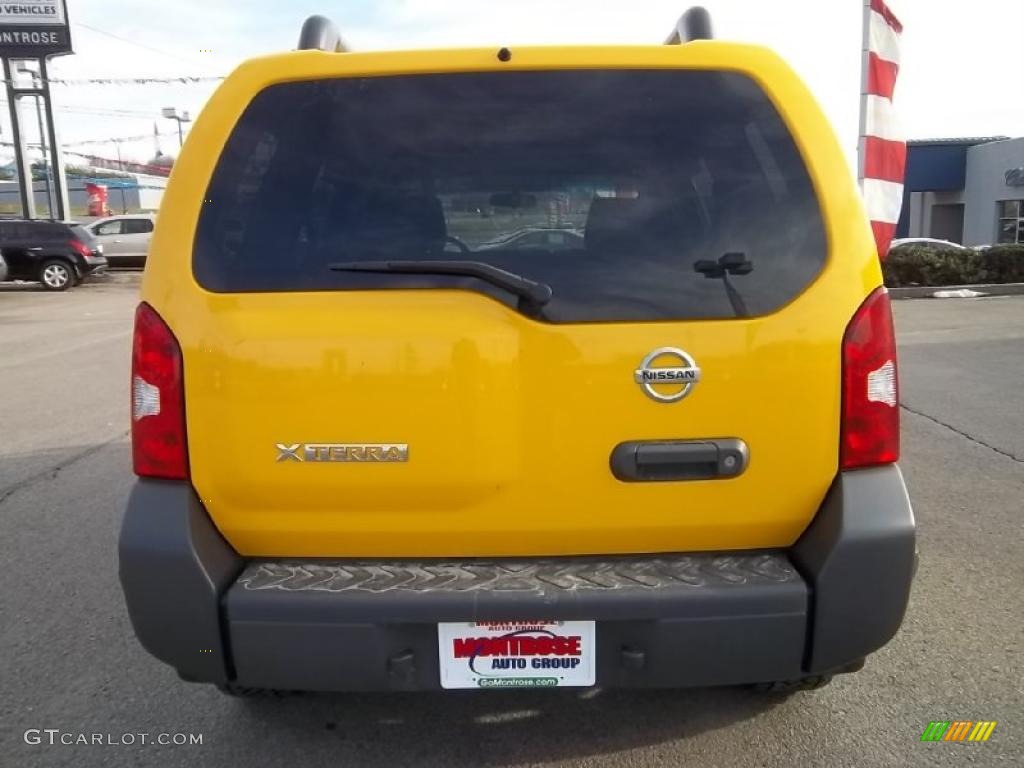 Solar Yellow 2008 Nissan Xterra X 4x4 Exterior Photo #46446192