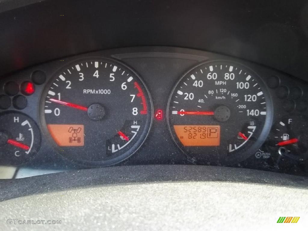 2008 Nissan Xterra X 4x4 Gauges Photo #46446447
