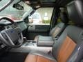 Charcoal Black Leather/Caramel Brown 2009 Ford Expedition Limited 4x4 Interior Color