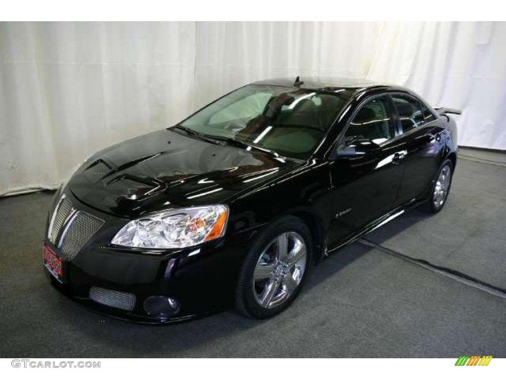 2008 G6 GXP Sedan - Black / Ebony Black photo #23