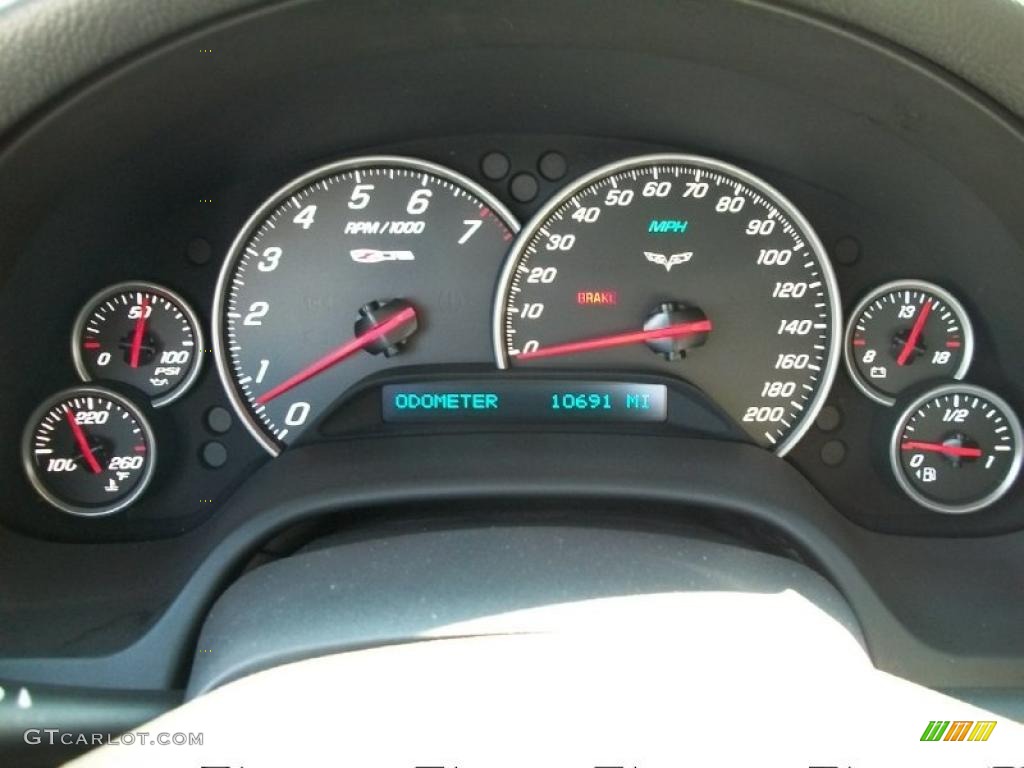 2008 Chevrolet Corvette Z06 Gauges Photo #46446846