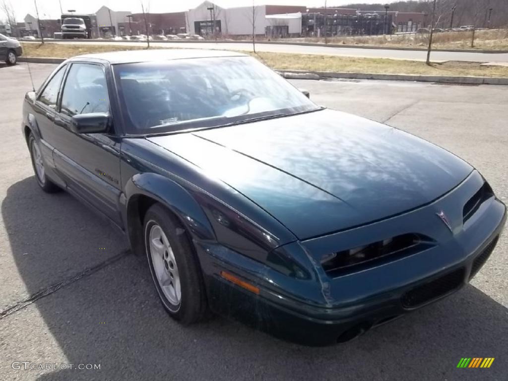 1996 Grand Prix SE Coupe - Dark Teal Metallic / Graphite Gray photo #3