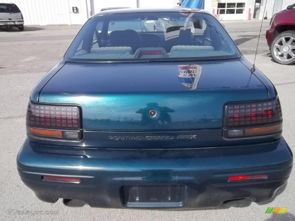 1996 Grand Prix SE Coupe - Dark Teal Metallic / Graphite Gray photo #6