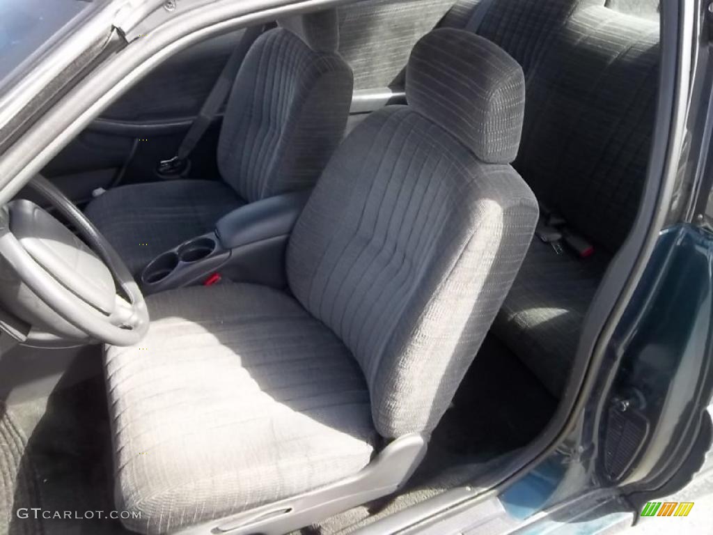Graphite Gray Interior 1996 Pontiac Grand Prix SE Coupe Photo #46447341