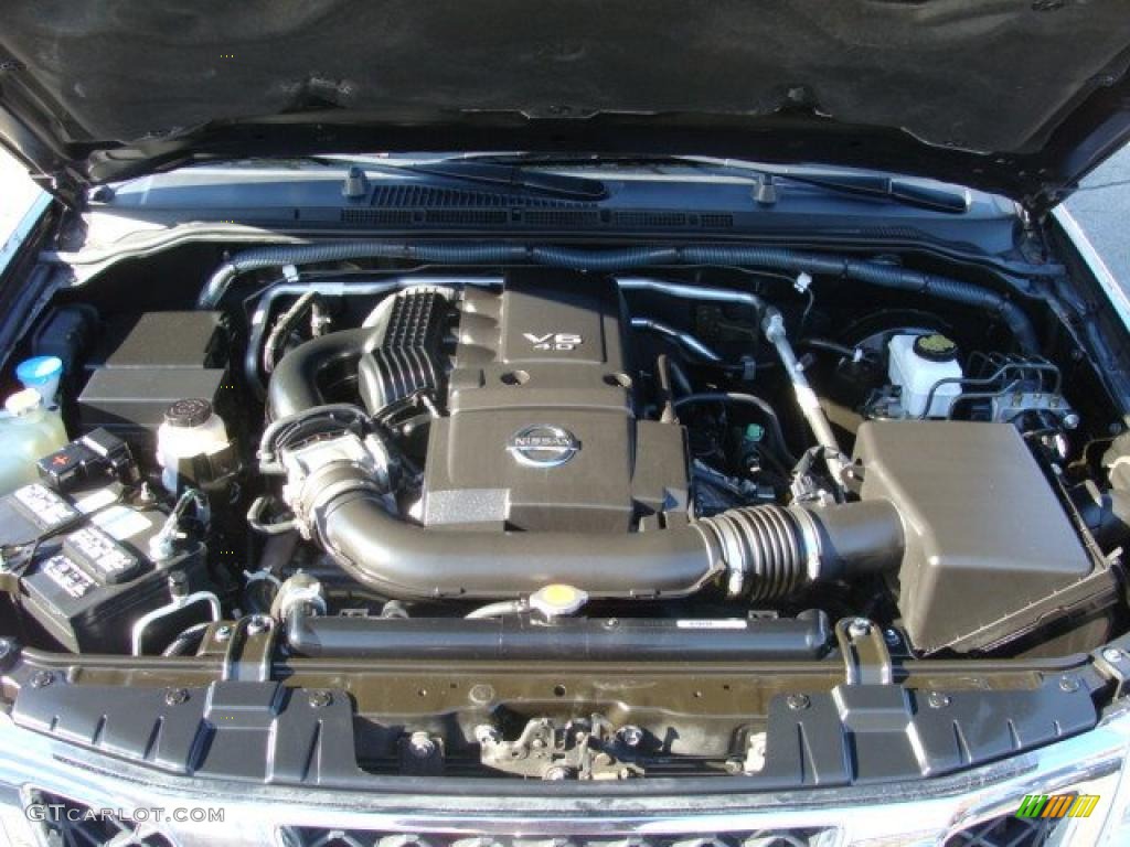 2009 Nissan Frontier SE Crew Cab 4x4 4.0 Liter DOHC 24-Valve VVT V6 Engine Photo #46447362