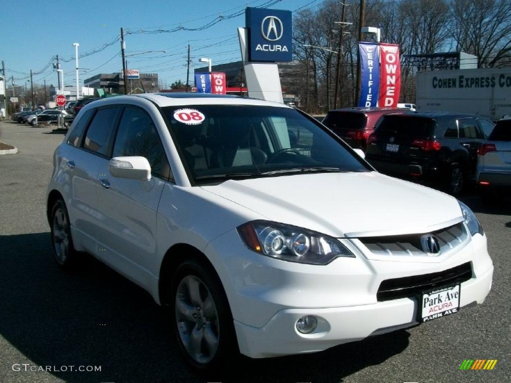 2008 RDX Technology - White Diamond Pearl / Ebony photo #1