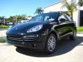 2011 Black Porsche Cayenne S Hybrid  photo #1